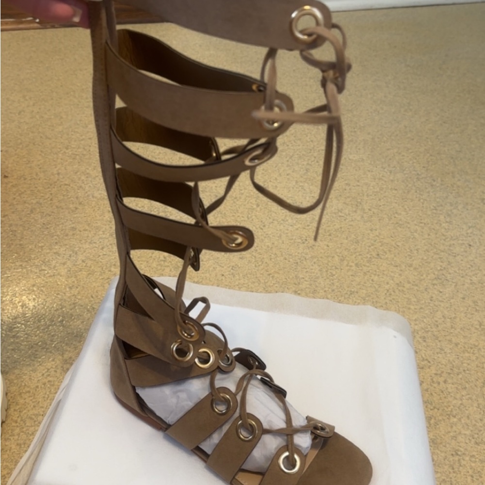 Women's Tan Gladiator Sandals